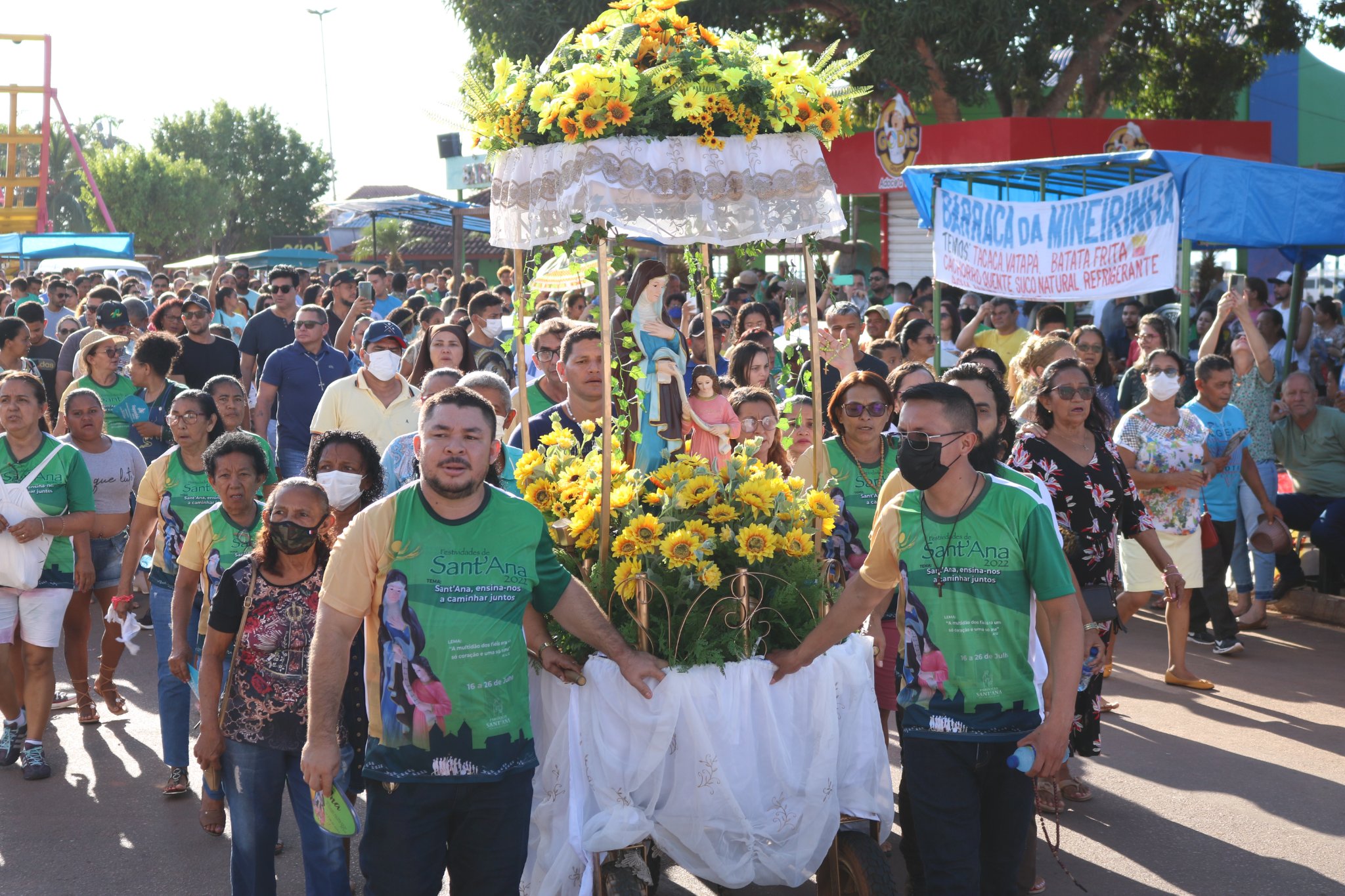 Círio de Sant'Ana 2022 - Foto: Pascom Paróquia Sant'Ana